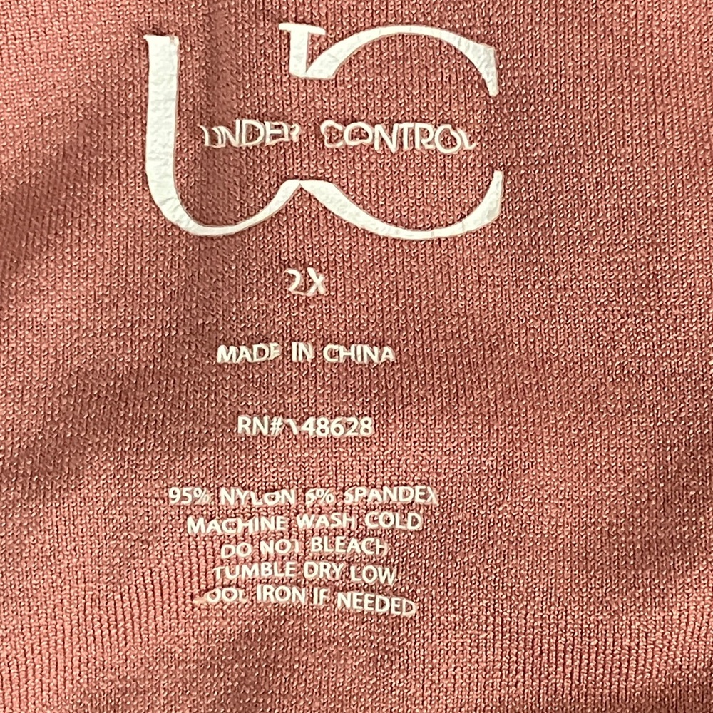 3/$15❤️ under control racer back for large bust sports bra dusty pink 2X - Picture 2 of 5